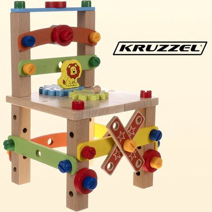 Wooden assembly chair Kruzzel 22506