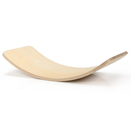 Planche d'équilibre en bois Waldorf pour enfants 90 x 39 x 19,5 cm naturel