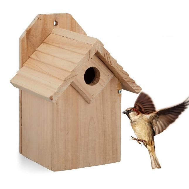 Wooden birdhouse