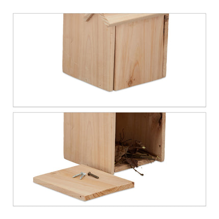 Wooden birdhouse