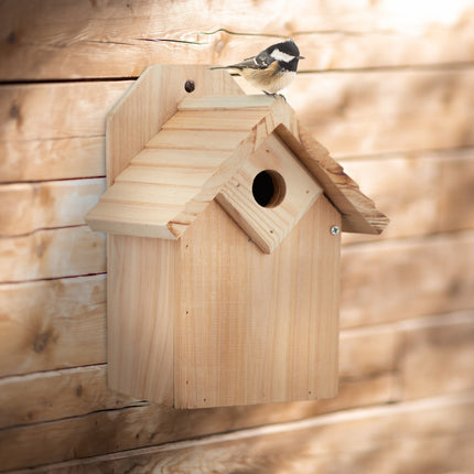 Wooden birdhouse