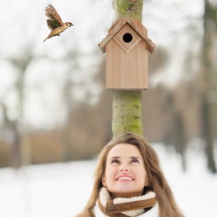 Vogelhaus aus Holz