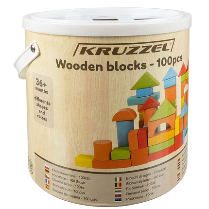 Holzklötze - 100 Stk. Kruzzel 22666 