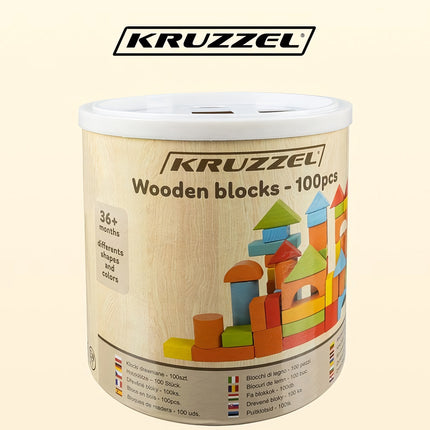 Holzklötze - 100 Stk. Kruzzel 22666 