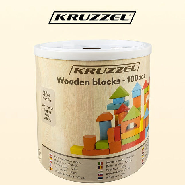 Holzklötze - 100 Stk. Kruzzel 22666 