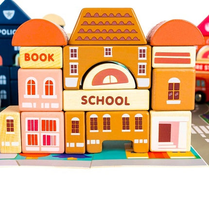 Wooden blocks - city