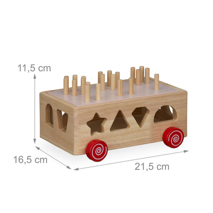 Jeu de blocs en bois à empiler