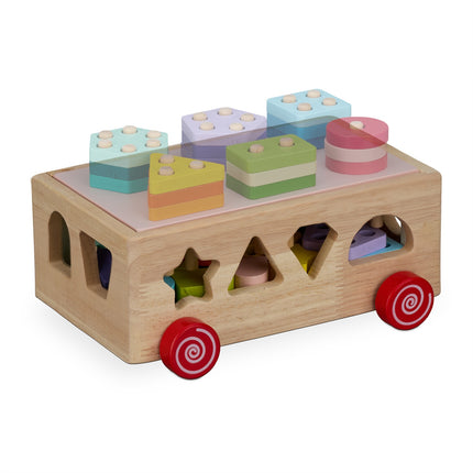 Jeu de blocs en bois à empiler