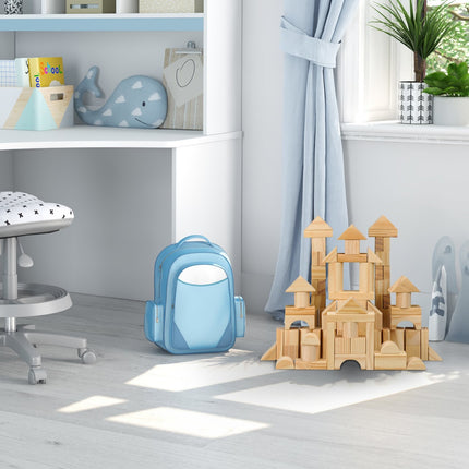 Blocs de construction en bois 100 pièces