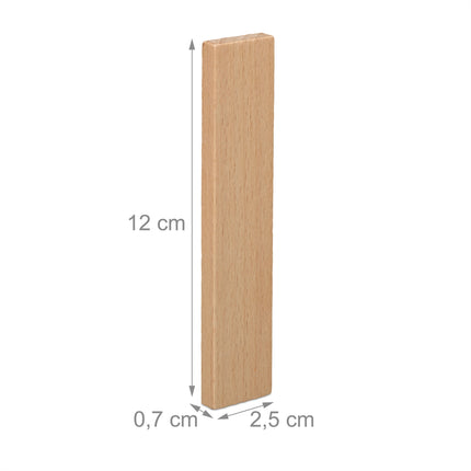 Blocs de construction en bois, lot de 100