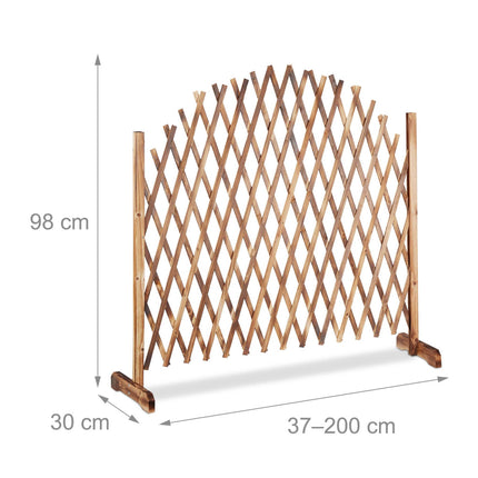 Holz-Rankhilfe, ausziehbar