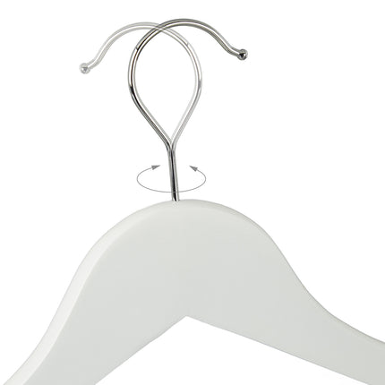 Wooden clothes hangers, 40-pack