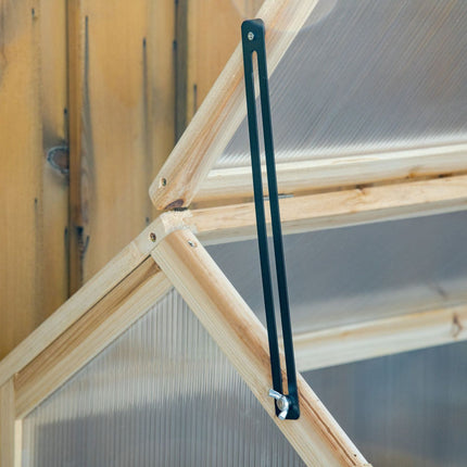 Wooden Mini Greenhouse Box - Winterproof, 90 x 52 x 49.5 cm