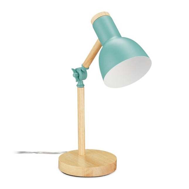 Schreibtischlampe aus Holz