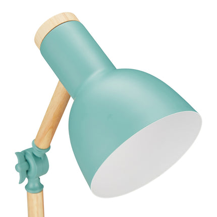 Wooden desk lamp