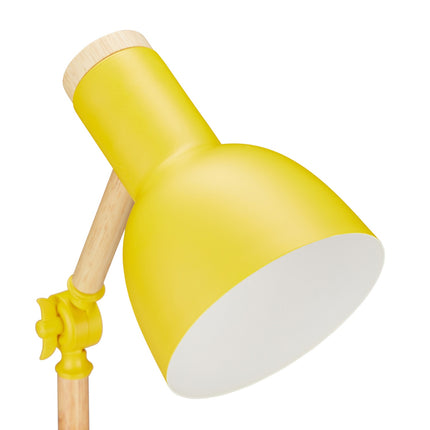 Wooden desk lamp