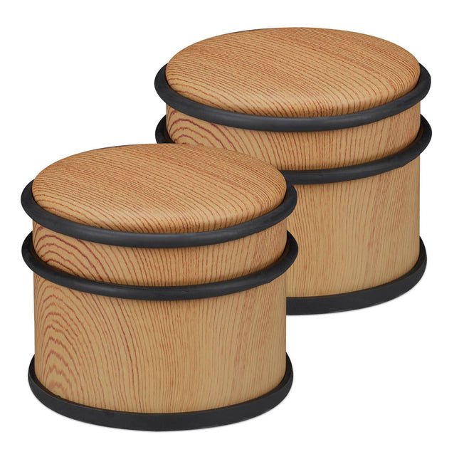 Türstopper aus Holz - 2er-Set