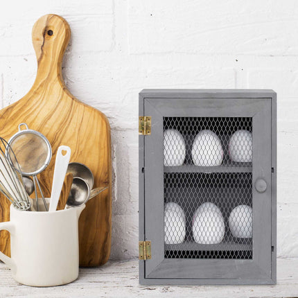 Dřevěná skříňka na vejce