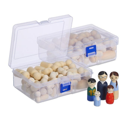 Figurines en bois à peindre 100 sets