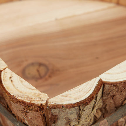 Blumenkasten aus Holz - 3er-Set