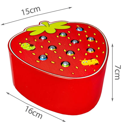 Wooden game strawberry 22411