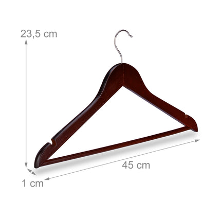 Cintres en bois - 50 pièces