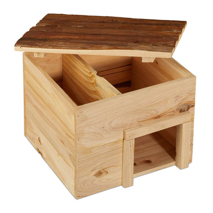 Maison en bois pour hérisson