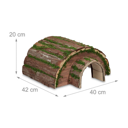 Maison en bois pour hérisson