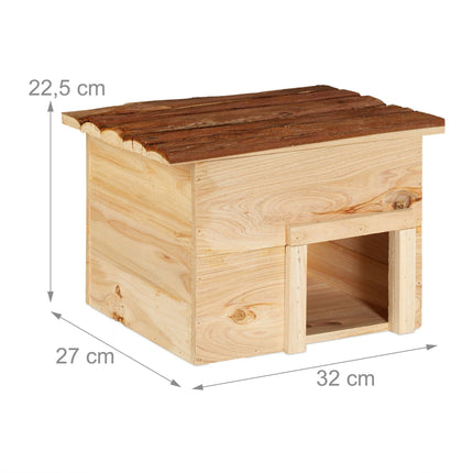 Maison en bois pour hérisson