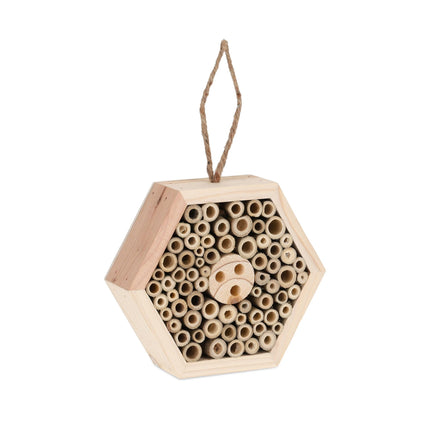 Hôtel à insectes en bois