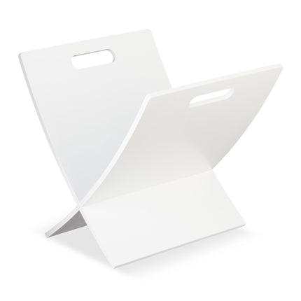 Wooden magazine stand