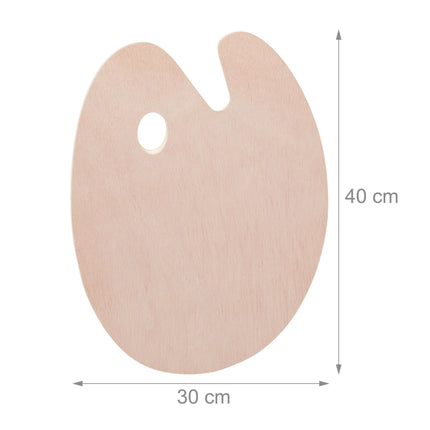 Palette de mélange en bois