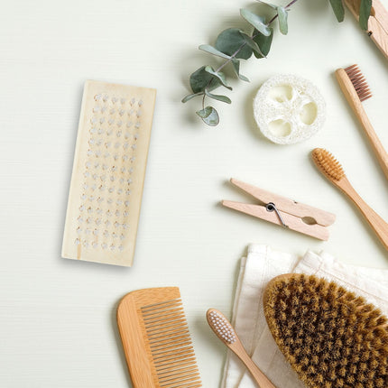Wooden nail brush set of 10