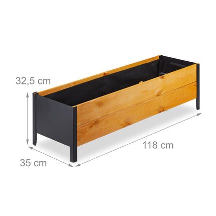 Pflanztisch aus Holz