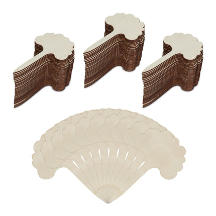 Wooden plant plugs - 100 pcs