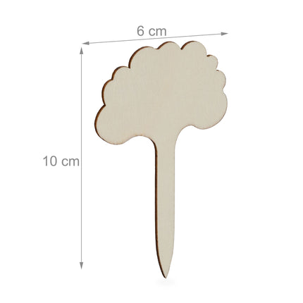 Wooden plant plugs - 100 pcs