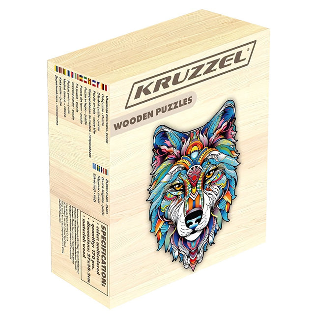 Wooden puzzle - Kruzzel puzzle 24552