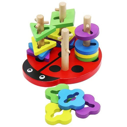 Wooden puzzle - ladybug