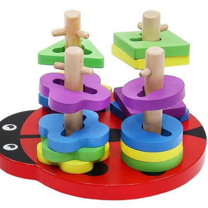 Wooden puzzle - ladybug