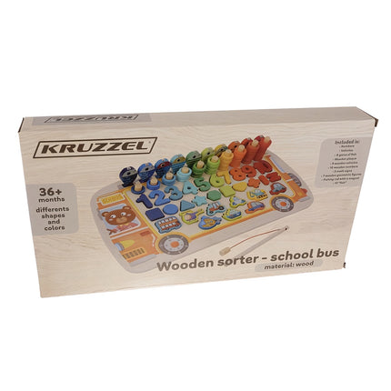 Holzpuzzle - Sortierer 6in1 Kruzzel 22636 