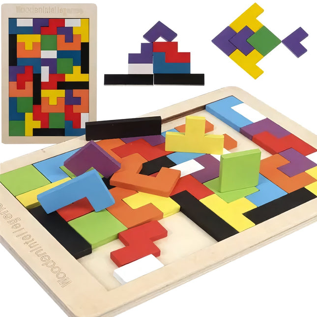 Holzpuzzle/Tetris Kruzzel 22667 