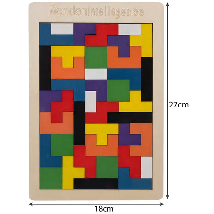 Wooden puzzle/tetris Kruzzel 22667