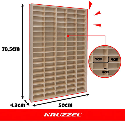 Holzregal für KRUZZEL 21997 Autos/Federn 