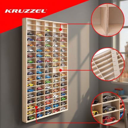 Holzregal für KRUZZEL 21997 Autos/Federn 