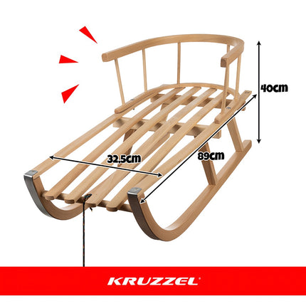 Luge en bois Kruzzel 25217