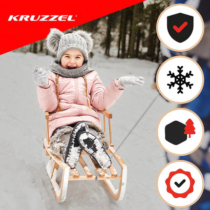 Luge en bois Kruzzel 25217