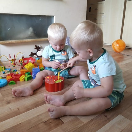 Wooden strawberry game