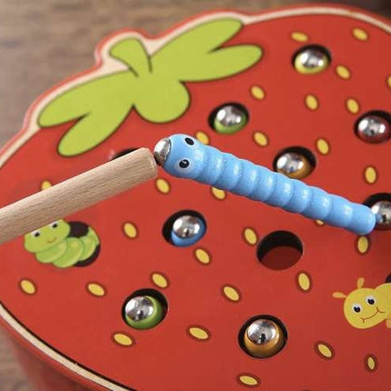 Wooden strawberry game