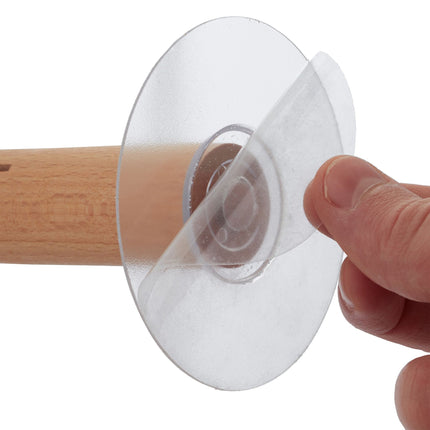 Toilettenpapierhalter aus Holz mit Riemen