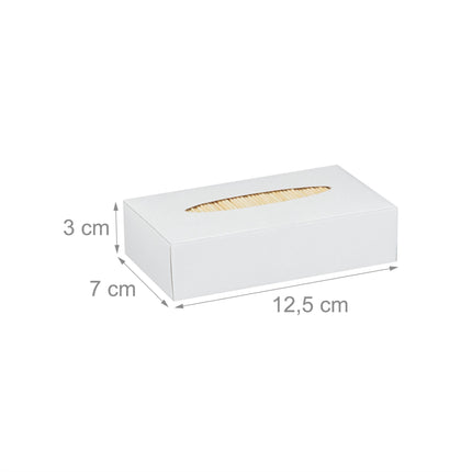 Wooden toothpicks, set of 8000